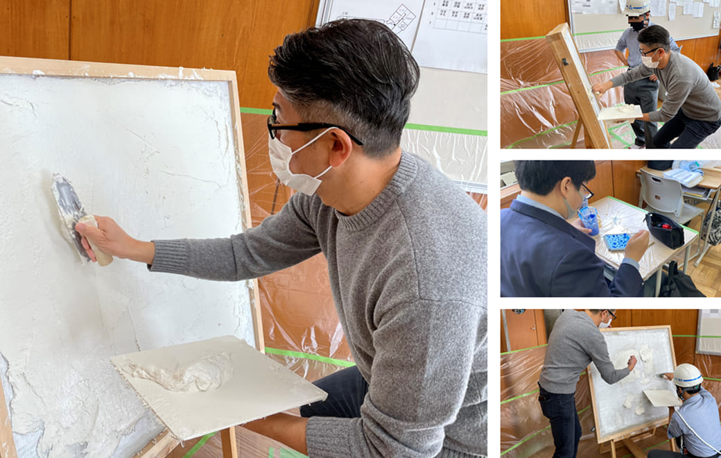 藤沢市T中学校での職業講話の様子