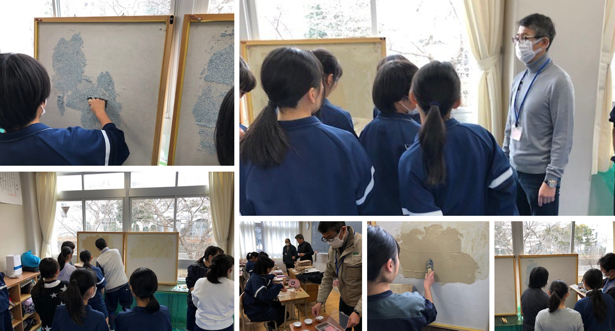 第一中学校での学校訪問事業の様子