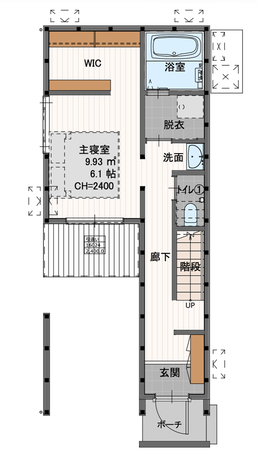 GARAGE 1F 間取り図