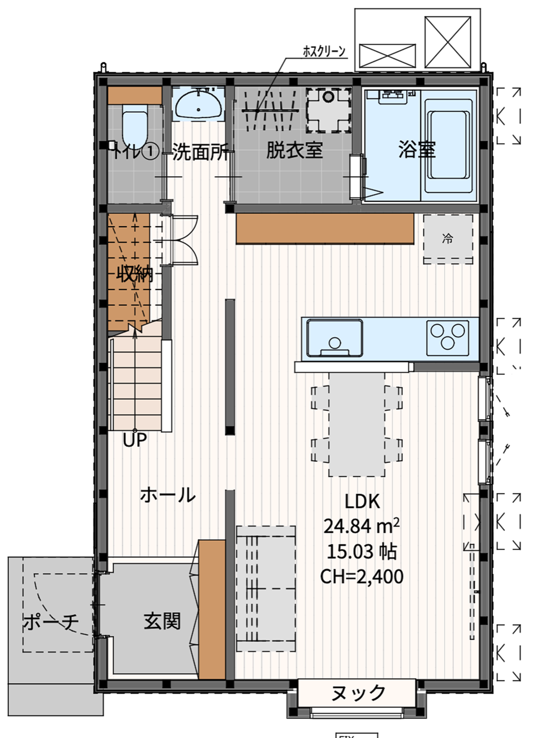 NOOK 1F 間取り図