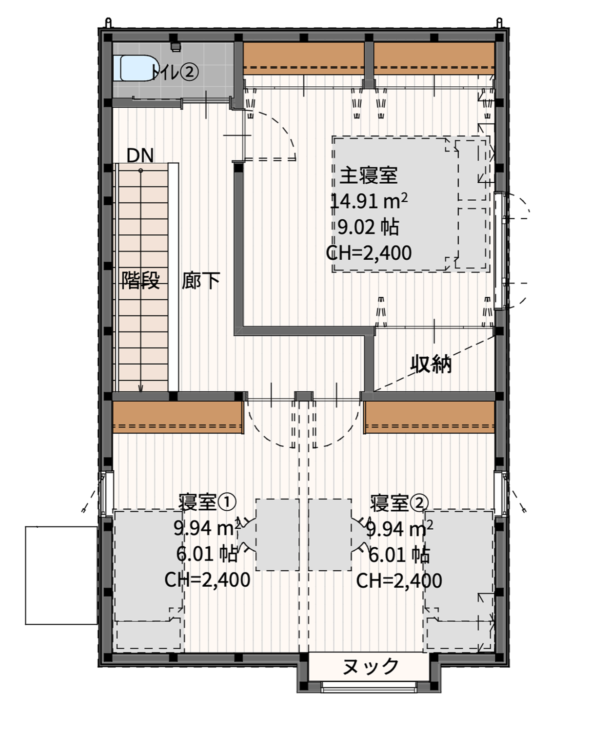 NOOK 2F 間取り図
