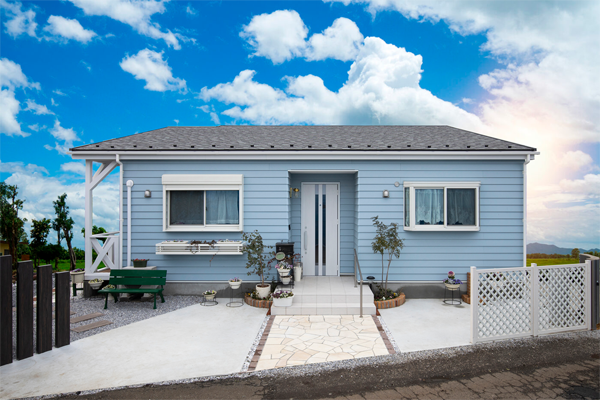 ハワイの風を感じる家