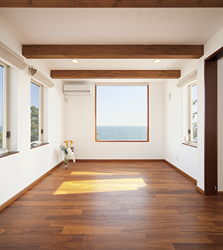 贅沢な眺望を楽しむ家